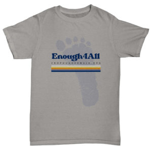 CropWalk Tshirt -Enough4All - Sport Grey Tshirt